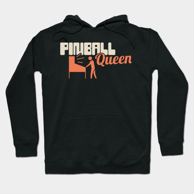 Arcade Pinball Queen Hoodie by MeatMan